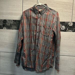 LL BEAN MENS BUTTON DOWN COTTON SHIRT